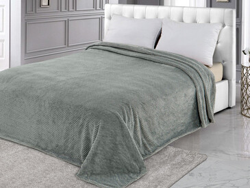 Покрывало-плед Жаккардовый Серая вуаль Narcissa