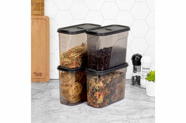 Набор контейнеров для сыпучих продуктов (4 шт. по 1,7 л) Elan Gallery