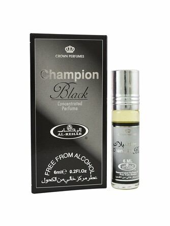 Духи масляные (ролик) For Man Champion Black, 6 мл Al Rehab