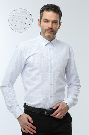 Рубашка классическая (classic fit) с длинным рукавом Nicolo Angi