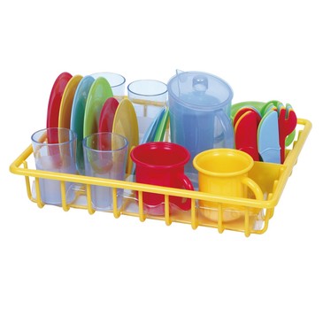 Игровой набор - сушка с посудой , 30 предметов PlayGo
