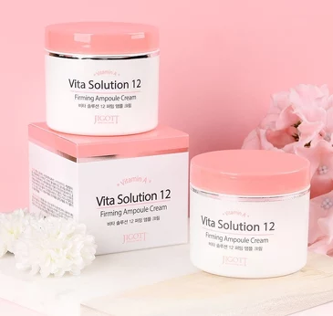 Омолаживающий ампульный крем для лица Vita Solution 12 , 100 мл Jigott