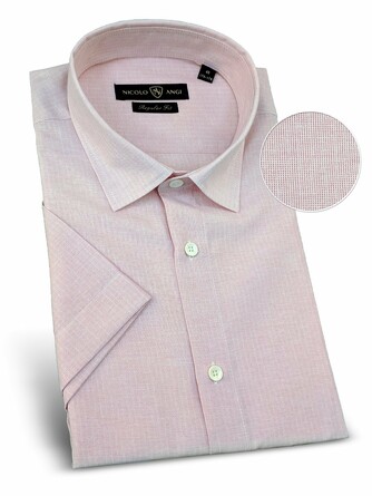 Рубашка классическая (big size) с коротким рукавом Nicolo Angi