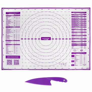 Коврик силиконовый для выпечки, 46х66см Daswerk