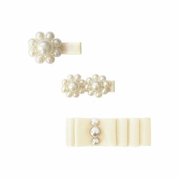 Набор заколок (3 шт.) коллекция Pearl Grosgrain Milledeux