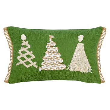 Подушка декоративная с аппликацией Christmas tree New Year Essential Tkano