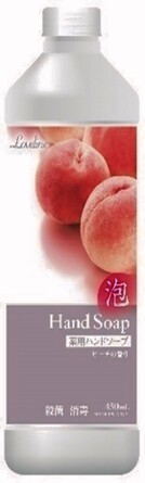 Мыло для рук пенное аромат персика, 450 мл Mitsuei