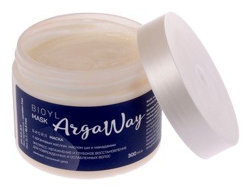 Маска для волос. Экспресс-увлажнение и глубокое восстановление Argaway