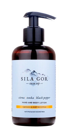 Лосьон для рук и тела Сила гор №1 Citrus, Tonka, Black Pepper, 300 мл Краснополянская Косметика