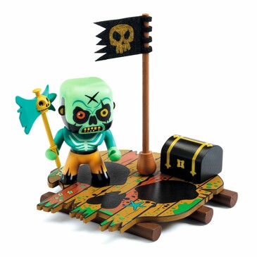 Игровой набор серии Arty Toys. Пират Череп на плоту Djeco