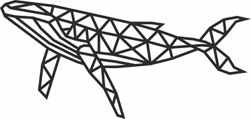 Пазл-панно настенный деревянный Большой кит, 38x89x1 Eco Wood Art
