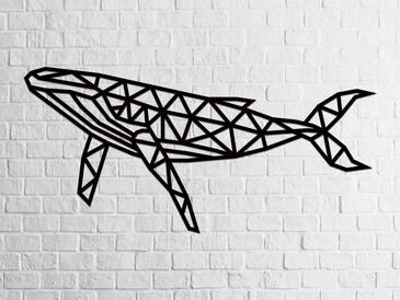 Пазл-панно настенный деревянный Большой кит, 38x89x1 Eco Wood Art