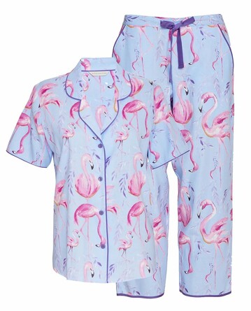 Пижама (рубашка и штаны) Blue Flamingo Print Cyberjammies