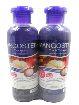 Шампунь и кондиционер для волос мангостин (2х360 мл) Banna