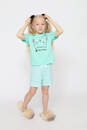 Комплект для девочки (футболка, шорты) CRB