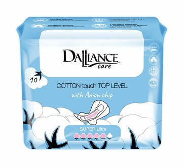 Прокладки гигиенические Dalliance Care Cotton touch Super Ultra, 10 шт. LiLo