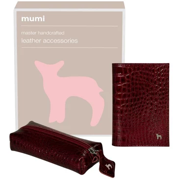 Подарочный набор (обложка для паспорта и ключница) Mumi