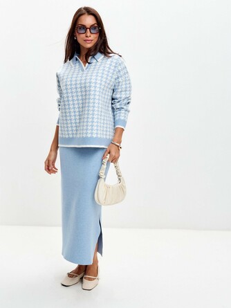 Костюм Жанна (джемпер и юбка) Лагуна