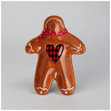 Тарелка закусочная Пряничный Домик 20,8х15,5х2,8 см Agness