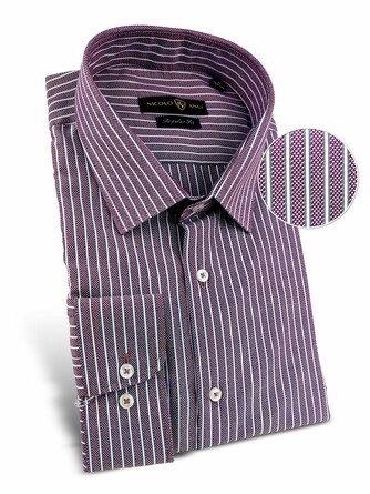 Рубашка классическая (big size) с длинным рукавом Nicolo Angi
