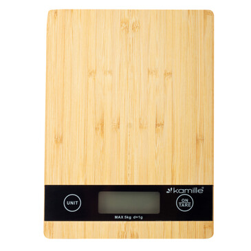 Весы кухонные электронные 20х14,5 см Kamille