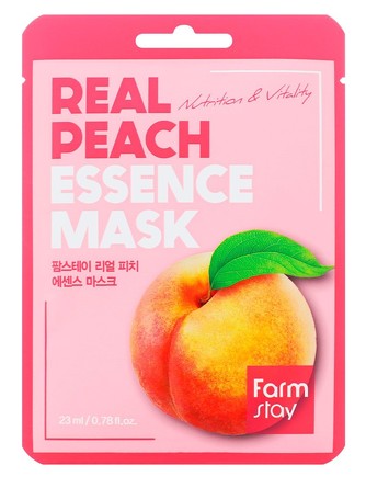 Тканевая маска для лица с экстрактом персика, 23 мл Farmstay