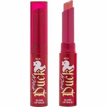 Бальзам для губ глянцевый Gloss Lip Balm Holy Duck, тон 04 Mommy ducky, коралловый, 2 г Beauty Bomb