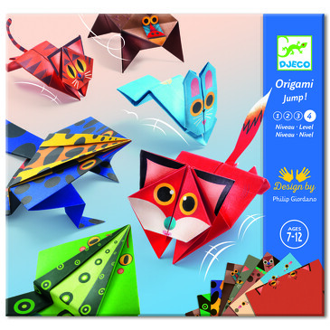 Набор для творчества серии Origami. Прыгающие животные Djeco