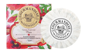 Мыло натуральное парфюмированное Мак, 100 г Gourmandise