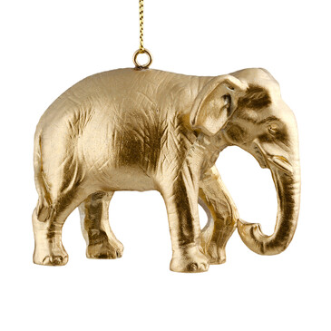 Украшение Золотой слон 7 см ErichKrause Decor