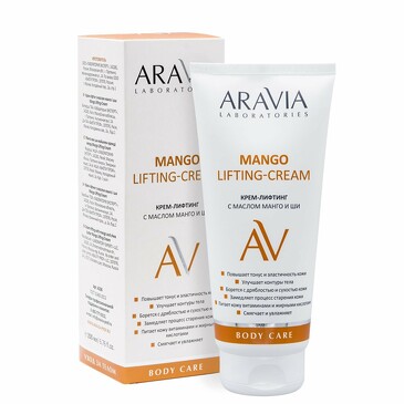 Крем-лифтинг с маслом манго и ши Mango Lifting-Cream 200 мл Aravia Laboratories