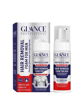 Крем-пена для депиляции for men, 150 мл, 150 Glance