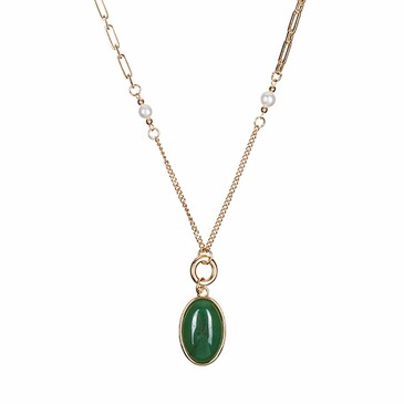 Колье Green Aventurine Fiore Luna