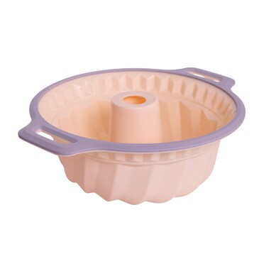 Форма для выпечки пирога Aurora 31,5х26,5х10 см силиконовая с металлической рамкой фигурная Attribute