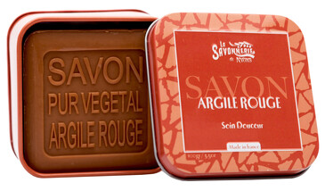 Мыло с красной глиной, 100 гр. La Savonnerie de Nyons