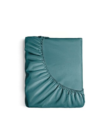 Простыня на резинке Темно-бирюзовый (перкаль) Urban Family