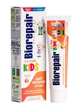 Зубная паста kids со вкусом персика 50 мл Biorepair