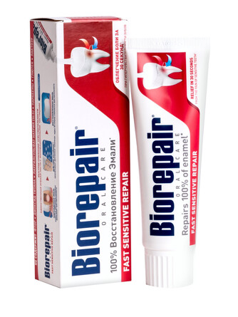 Зубная паста Fast Sensitive Repair 75 мл Biorepair