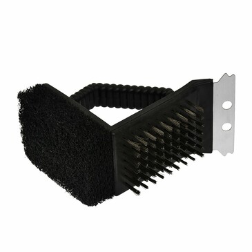 Щетка для чистки гриля (скребок, щетка, губка), 15х10 см BoyScout