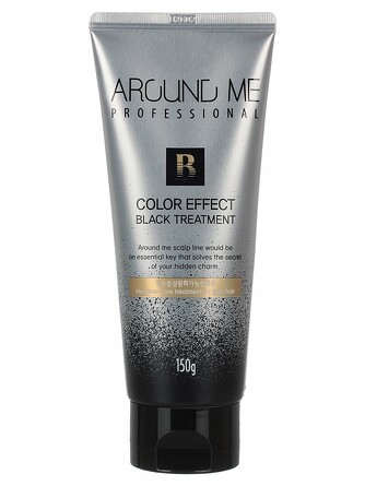 Маска для волос с эффектом окрашивания Around Me Color Effect Black Treatment 200 мл Welcos