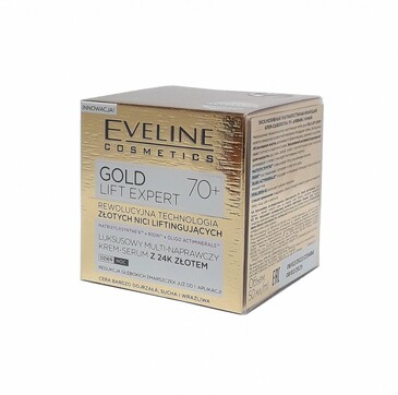 Крем-сыворотка ультравосстанавливающая 70+ Gold Lift Expert, 50  мл Eveline Cosmetics