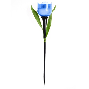 Садовый светильник на солнечной батарее Синий тюльпан  Uniel