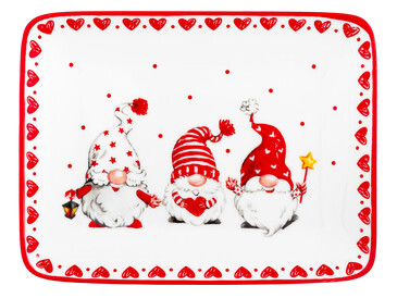 Блюдо прямоугольное Весёлые гномики Elan Gallery