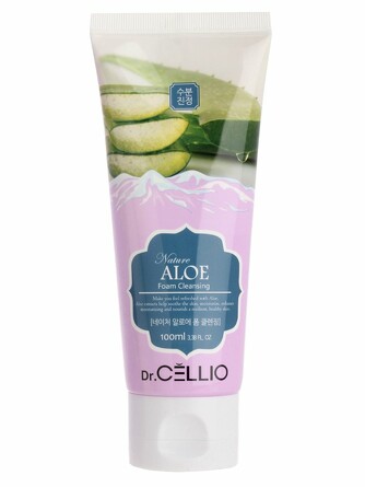 Пенка для лица с алоэ nature aloe cleansing 100 мл Dr.Cellio