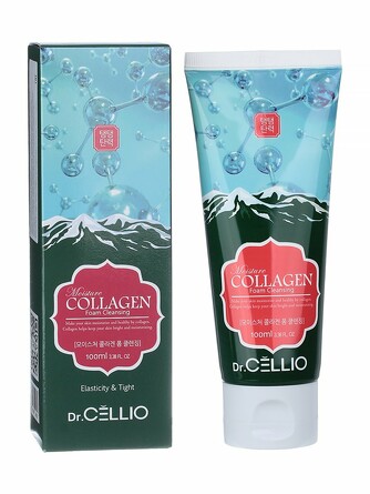 Пенка с экстрактом коллагена moisture collagen cleansing 100 мл Dr.Cellio