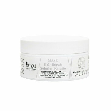 Маска для волос восстанавливающая с кератином Korean Formula 21 в 1, 200 мл Royal Samples