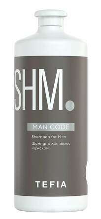Шампунь мужской для волос  Man.Code 1000 мл Tefia