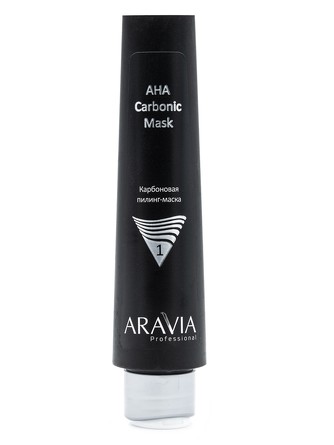 Карбоновая пилинг-маска AHA Carbonic Mask 100 мл Aravia Professional