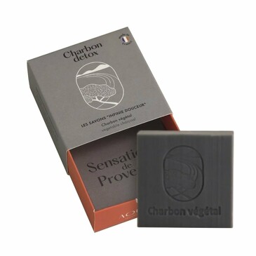 Мыло натуральное detox charcoal (древесный уголь) 100 г Aqui D'AïA