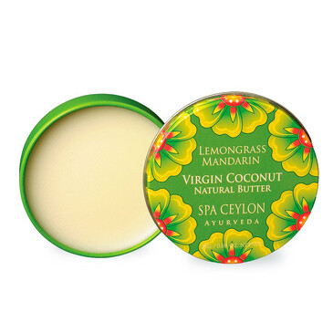 Баттер ультрапитательный для тела на основе кокосового масла Лемонграсс и мандарин Spa Ceylon, 25 г